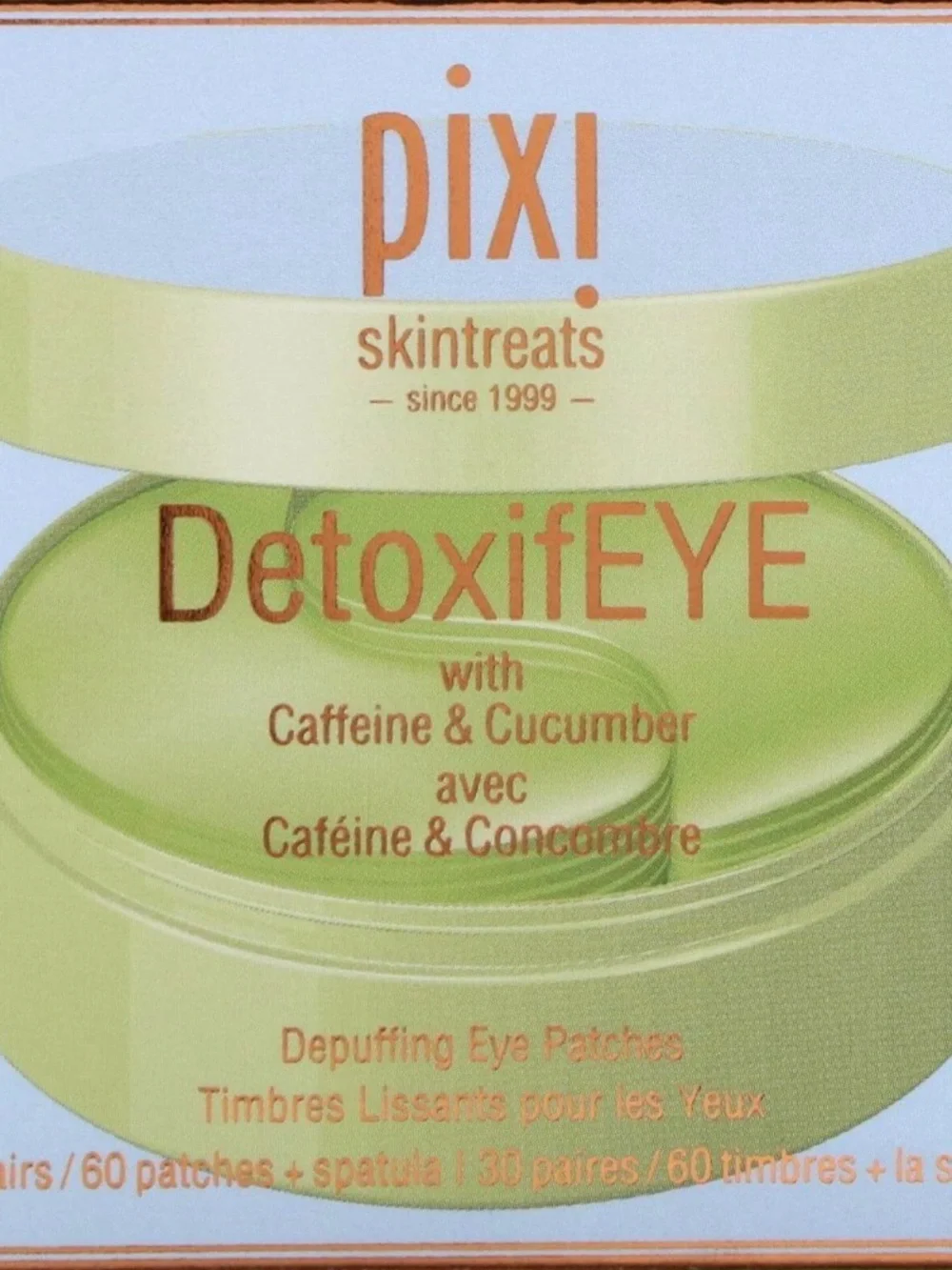 Pixi DetoxifEYE Depuffing Eye Patches - Light Green